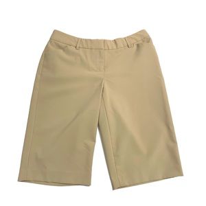 BODY by VICTORIA The Christie Fit Khaki Trouser Shorts Sz 4